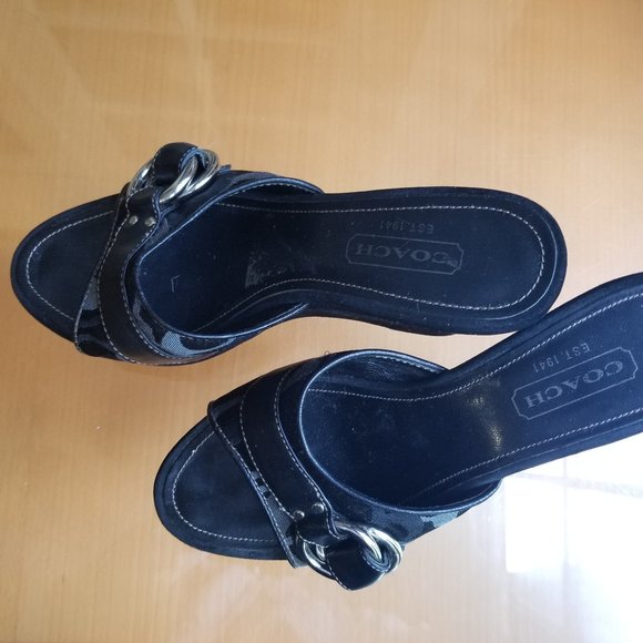 Coach "merridith wedges 6M - Picture 2 of 7